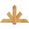 Ekena Millwork Kennewick Rough Sawn Timber Gable Bracket, Western Red Cedar, 48"W x 30"H x 2"D x 6"F, 15/12 Pitch GBW048X30X0206KEN00RWR - alternate 1